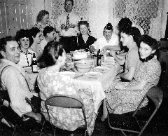 Dick; Joann; Helen; Jims wife; Jim; Judy (Julia) Kish; Bonnie; Mildred; Bruce Dorrough